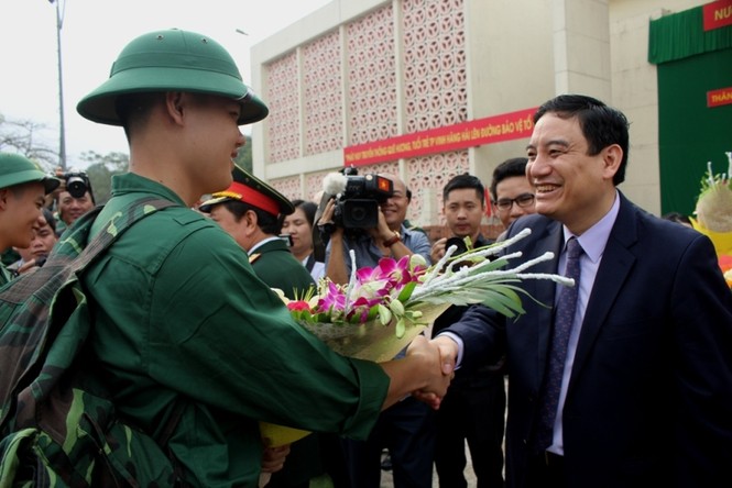 Xúc động Lễ Giao nhận quân năm 2019 tại Nghệ An - ảnh 2
