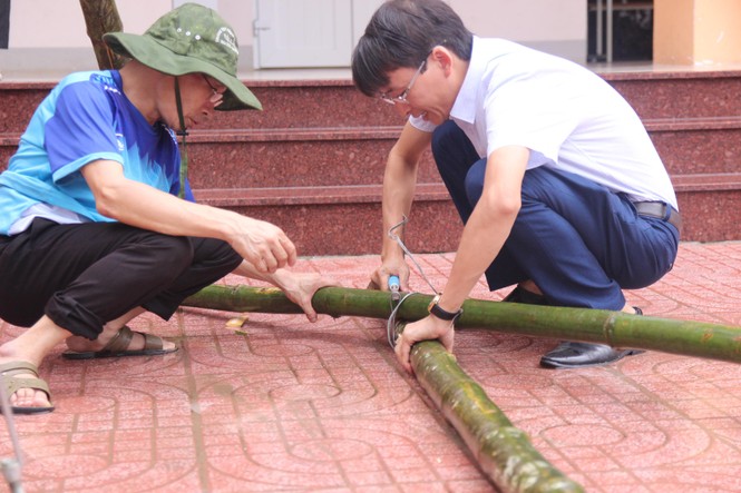 Nhiều trường ở Nghệ An thông báo học sinh nghỉ để tránh bão Podul - ảnh 1