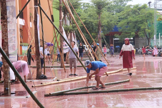 Nhiều trường ở Nghệ An thông báo học sinh nghỉ để tránh bão Podul - ảnh 2