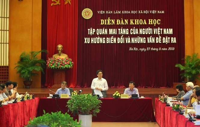 Phó Thủ tướng Vũ Đức Đam: Việc tang ma có biểu hiện ganh đua - ảnh 1