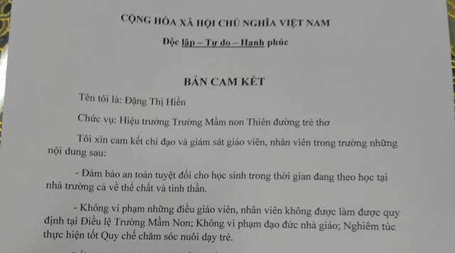 Trẻ nghi bị bạo hành: Lãnh đạo Phòng GD&ĐT nói gì? - ảnh 1