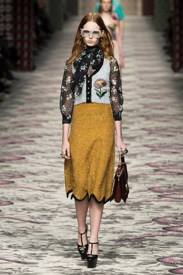 Làn gió tươi mới trong BST Gucci xuân hè 2016 - ảnh 10
