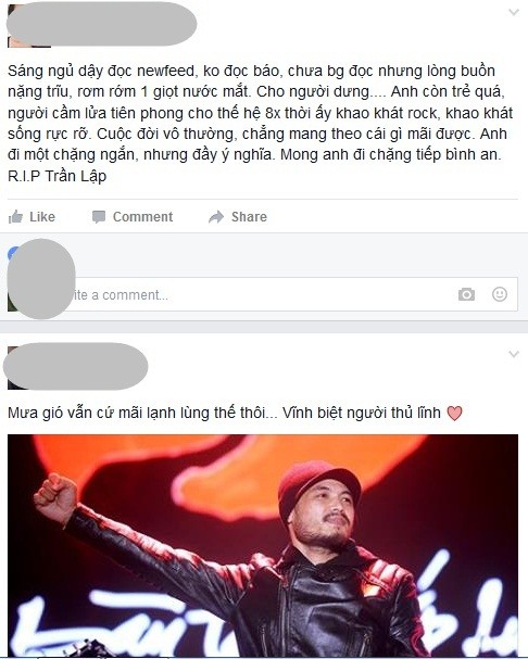 Dân mạng bàng hoàng nghe tin rocker Trần Lập qua đời - ảnh 9