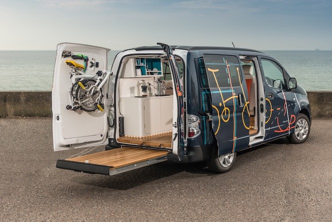 Internet,máy tính,di động,cho phép,tính năng,mở rộng,smartphone,năng lượng, Nissan, e-NV200 WORKSPACe - ảnh 1