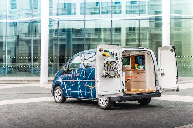 Internet,máy tính,di động,cho phép,tính năng,mở rộng,smartphone,năng lượng, Nissan, e-NV200 WORKSPACe - ảnh 6