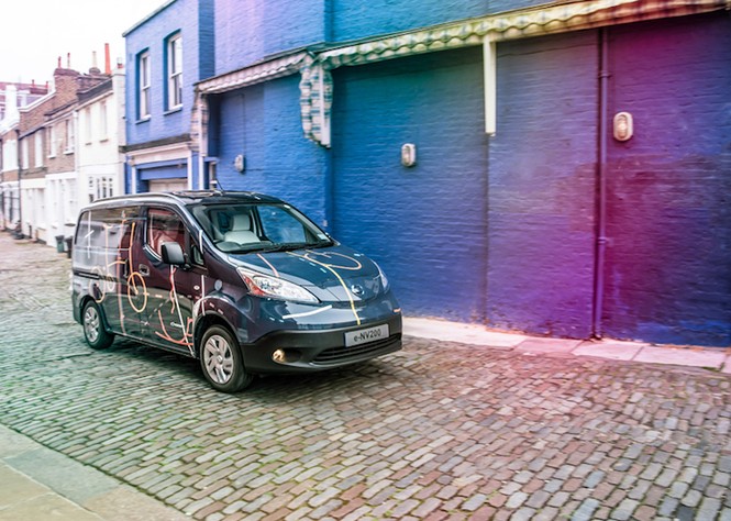 Internet,máy tính,di động,cho phép,tính năng,mở rộng,smartphone,năng lượng, Nissan, e-NV200 WORKSPACe - ảnh 8