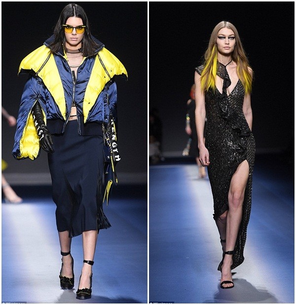 Dàn ‘chân dài’ cuốn hút ấn tượng trong show Versace - ảnh 1