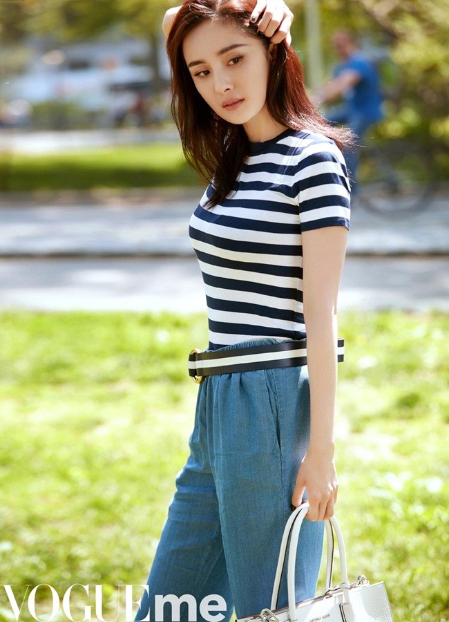 ‘Bạch Thiển’ Dương Mịch đẹp dịu dàng trong nắng - ảnh 6