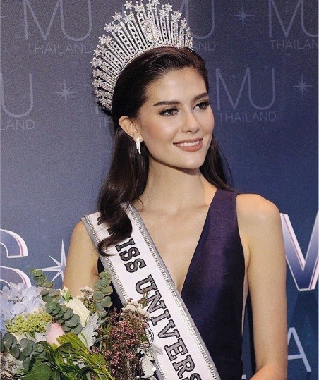 Tân Hoa hậu Hoàn vũ Thái Lan 2017 Maria Poonlertlarp Ehren - ảnh 2