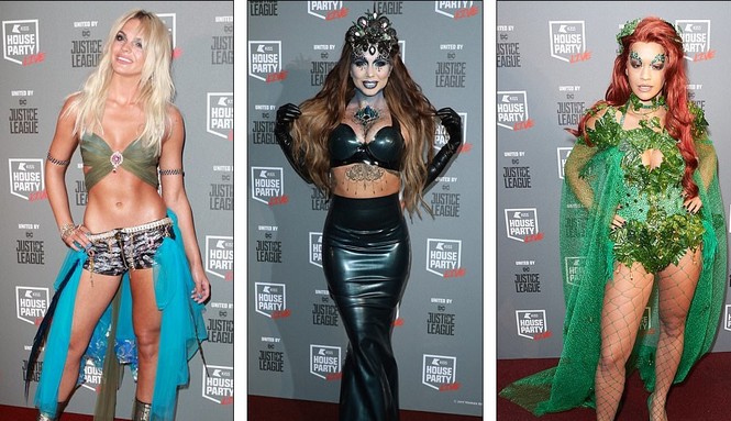 Dàn sao hóa trang thành Britney Spears, Kim Kardashian đi dự Halloween - ảnh 1