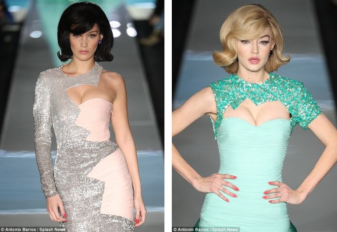 Gigi Hadid Bella Hadid Moschino Jackie O - ảnh 1
