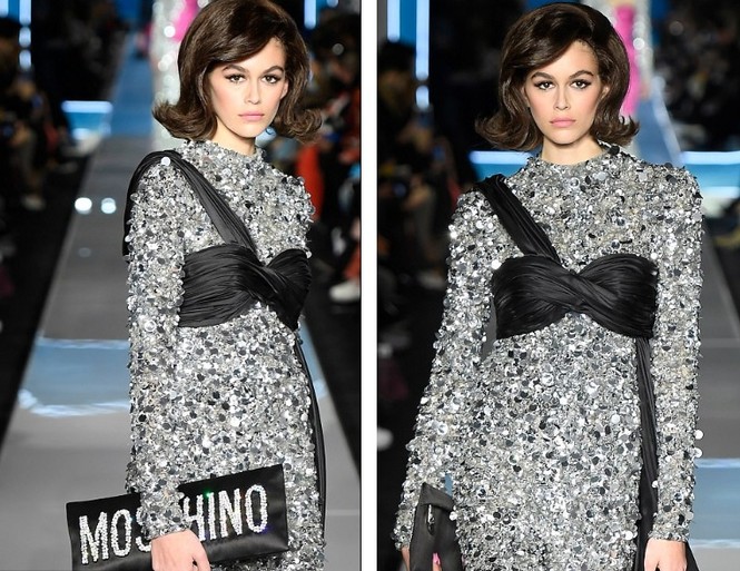 Gigi Hadid Bella Hadid Moschino Jackie O - ảnh 9