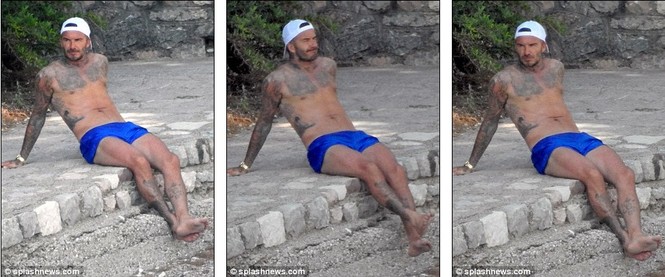 Vợ chồng David Beckham đưa các con đi tắm biển ở Croatia - ảnh 3