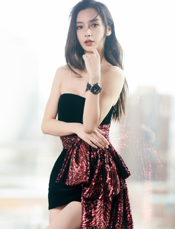 Angelababy vai trần gợi cảm, rạng ngời đón xuân - ảnh 5