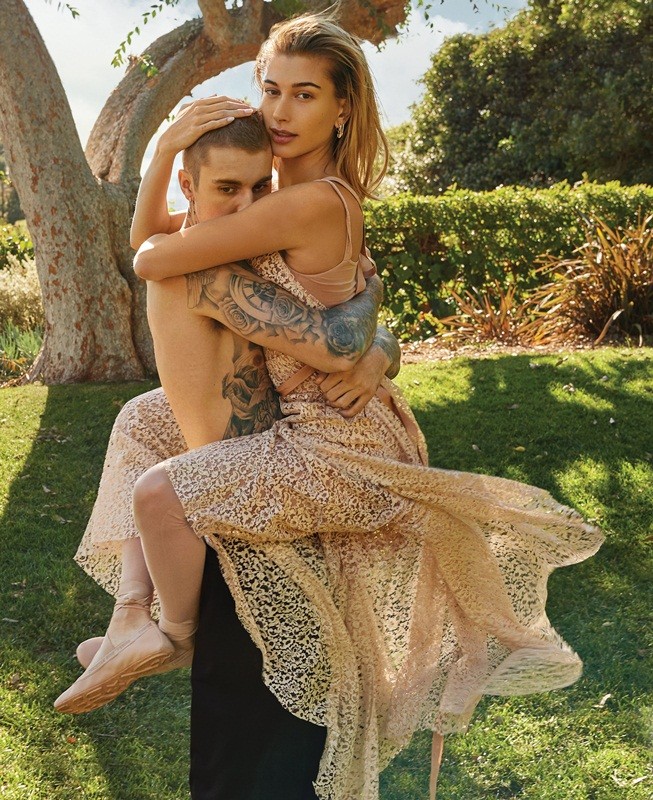 Vợ chồng 'hoàng tử nhạc pop' Justin Bieber nóng bỏng trên Vogue - ảnh 3