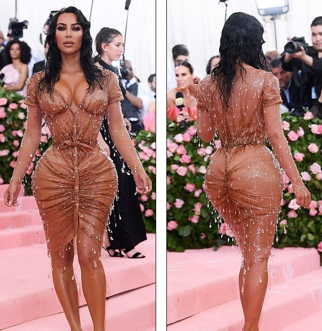 Kim Kardashian gây sốc với thân hình 'đồng hồ cát' kỳ dị - ảnh 4