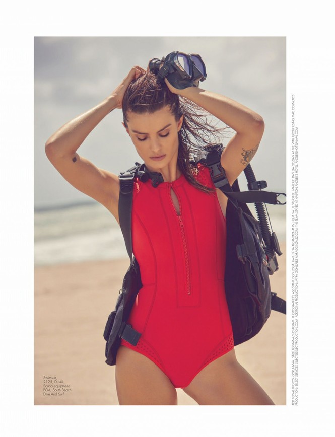 Sắc vóc nuột nà rực lửa của Isabeli Fontana - ảnh 3