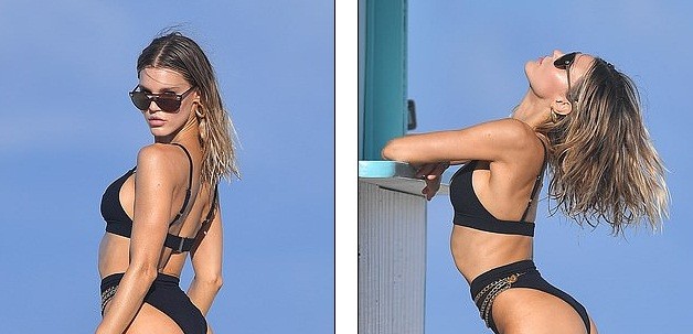 Siêu mẫu 9x Joy Corrigan thả dáng gợi tình ở biển Miami - ảnh 10