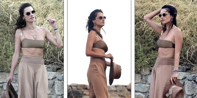 Ngắm Alessandra Ambrosio tươi trẻ ở đảo thiên đường Hy Lạp - ảnh 16