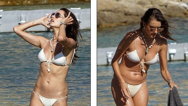 Ngắm Alessandra Ambrosio tươi trẻ ở đảo thiên đường Hy Lạp - ảnh 12