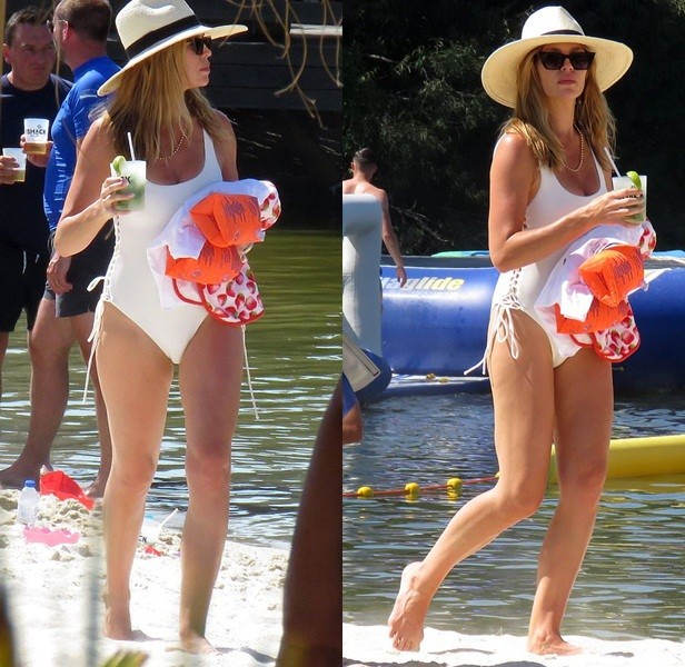 Siêu mẫu Anh Abbey Clancy đẹp như mộng chỉ sau 6 tuần sinh con - ảnh 3