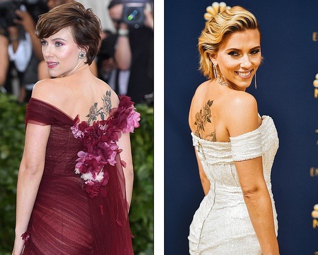 Mỹ nữ gợi tình Scarlett Johansson lộ hình xăm lớn gần sát ngực - ảnh 7