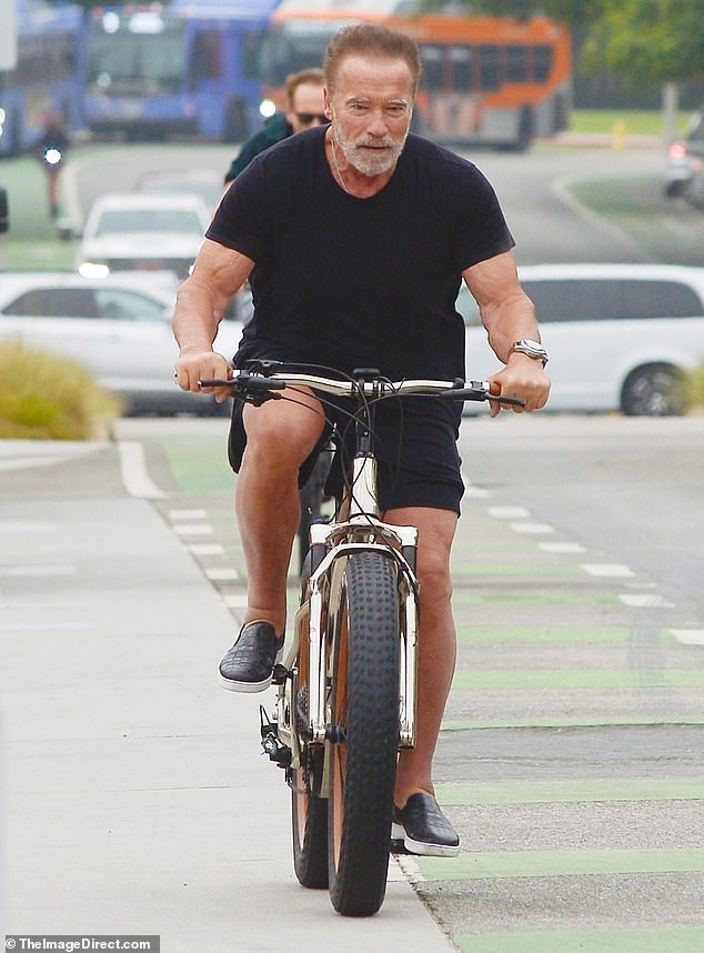 Tài tử 'Kẻ hủy diệt' Arnold Schwarzenegger U80 cơ bắp cuồn cuộn - ảnh 2