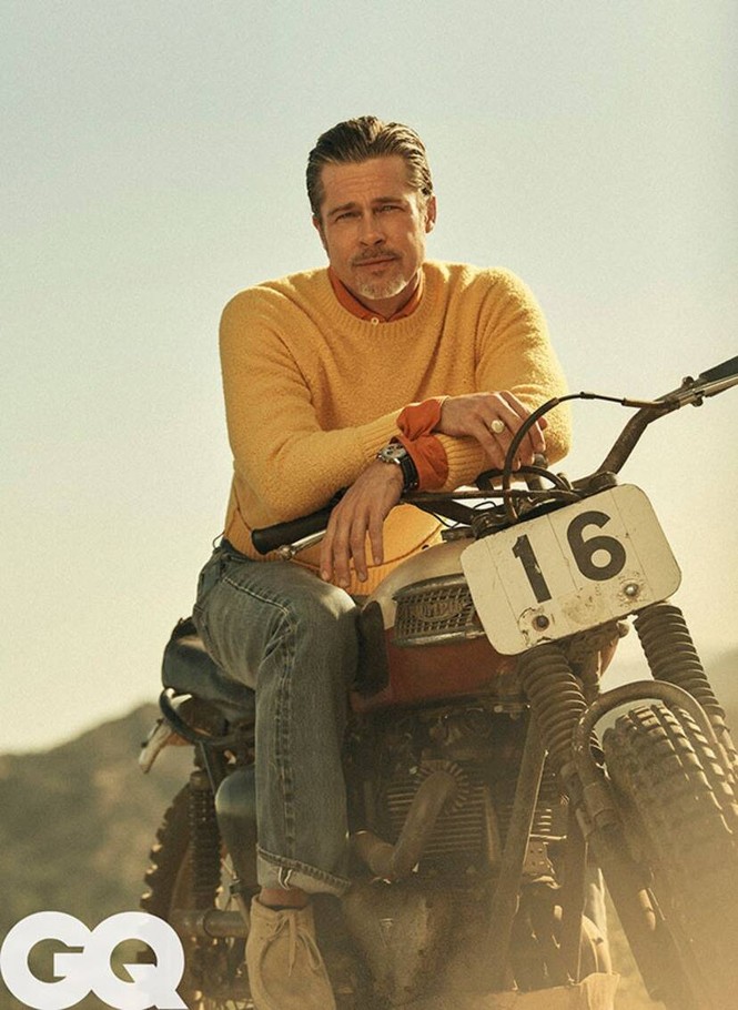 Brad Pitt U60 phong độ bụi phủi hút hồn phái đẹp - ảnh 3