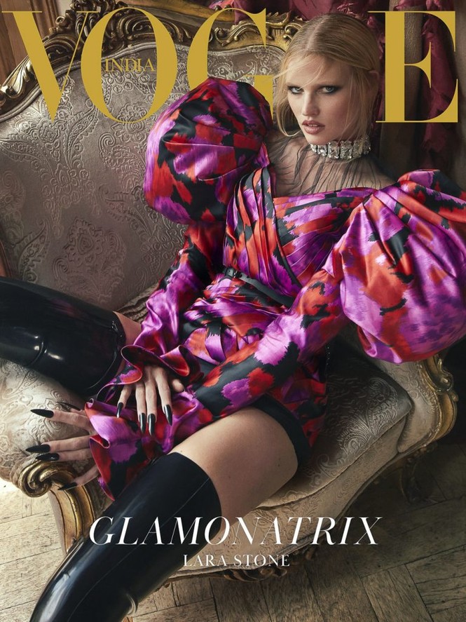 Mỹ nhân 'ngực khủng' Lara Stone táo bạo quyến rũ hút hồn - ảnh 1