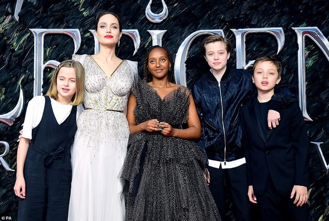 Angelina Jolie tỏa sáng lộng lẫy như nàng tiên trên thảm đỏ - ảnh 8