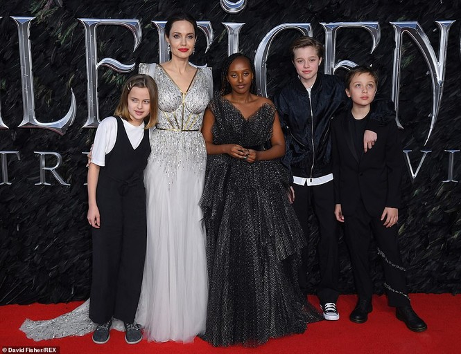 Angelina Jolie tỏa sáng lộng lẫy như nàng tiên trên thảm đỏ - ảnh 9