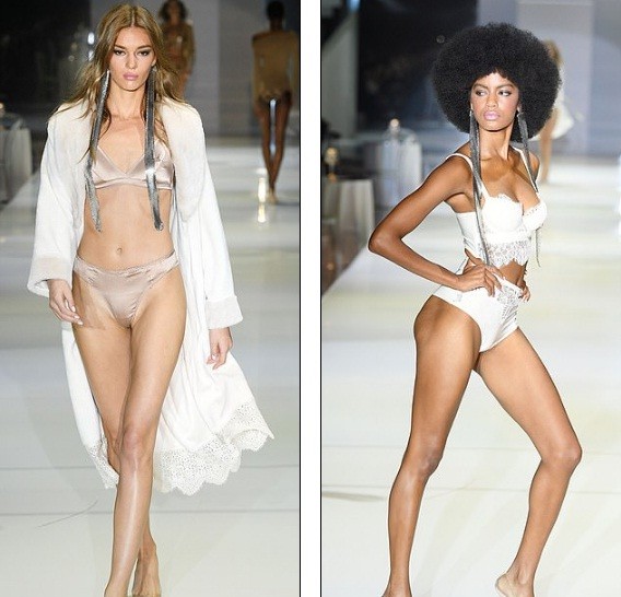 Irina Shayk mặc xuyên thấu lộ nội y đi dự show ở Ý - ảnh 9