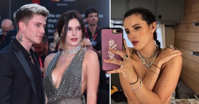 Người đẹp 9x Bella Thorne diện váy xẻ cao 'bất tận' hớ hênh - ảnh 6