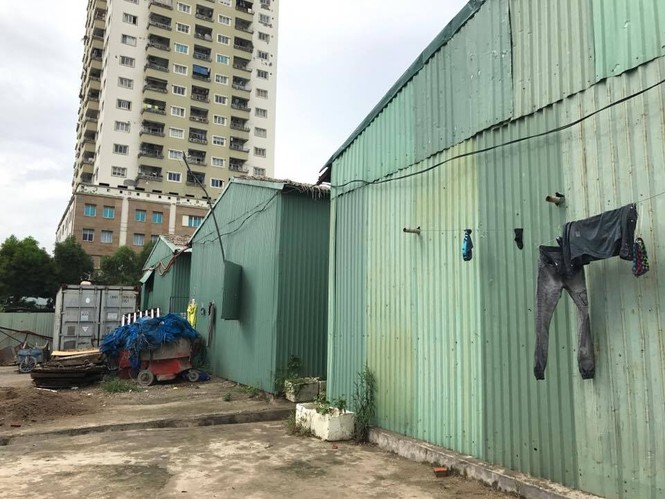 mễ trì, lều lán công nhân, cháy nổ, pccc, làng công nhân sống chui - ảnh 1