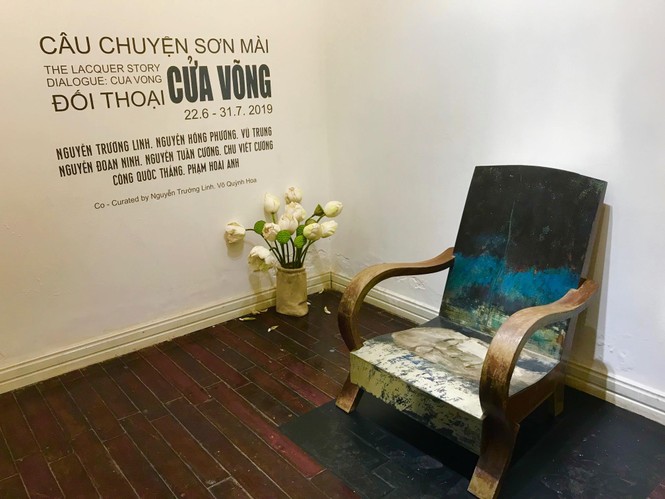 Nghệ sĩ sơn mài hội ngộ trong Đối thoại Cửa võng - ảnh 4