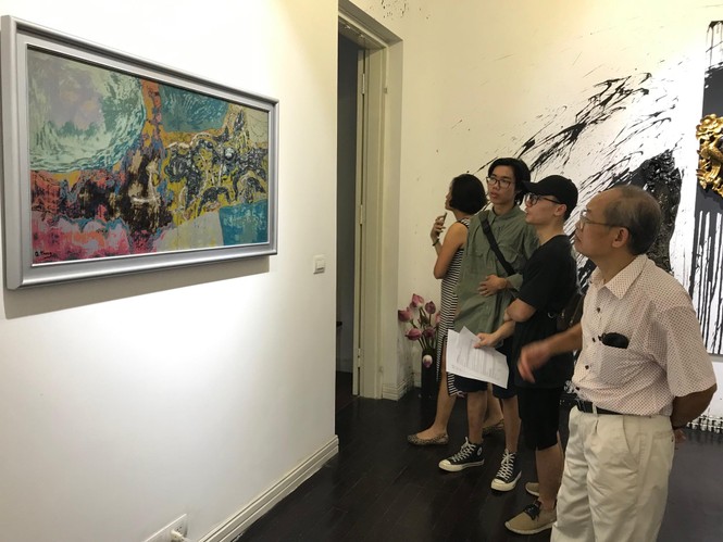Nghệ sĩ sơn mài hội ngộ trong Đối thoại Cửa võng - ảnh 2