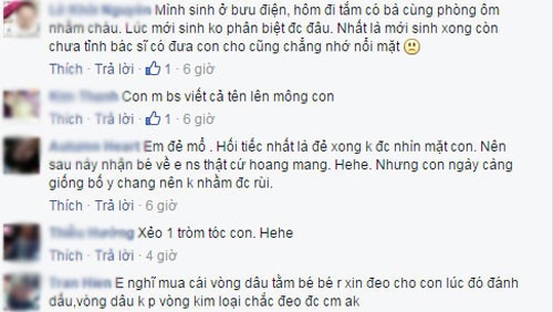 Phụ huynh thi nhau chia sẻ cách chống nhầm con ở bệnh viện - ảnh 1