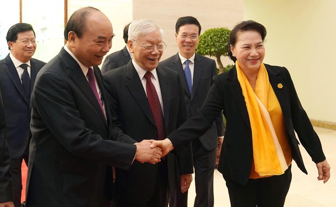 Tổng Bí thư, Chủ tịch nước Nguyễn Phú Trọng dự họp Chính phủ với các địa phương - ảnh 2