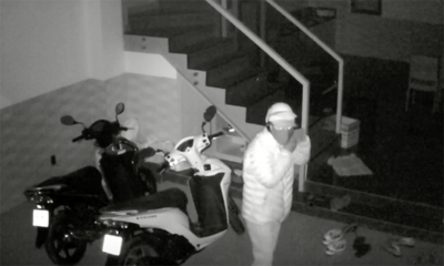 Camera ghi cảnh trộm vào nhà như chốn không người - ảnh 4