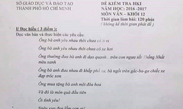 Đề Văn thách thức trí tưởng tượng và sáng tạo vô biên của học trò - ảnh 2