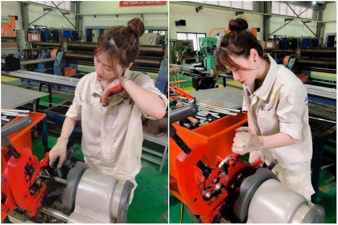 Nguyễn Bảo Thoa, nữ sinh Đại học Xây dựng Hà Nội, đang là cô gái được nhiều chàng trai