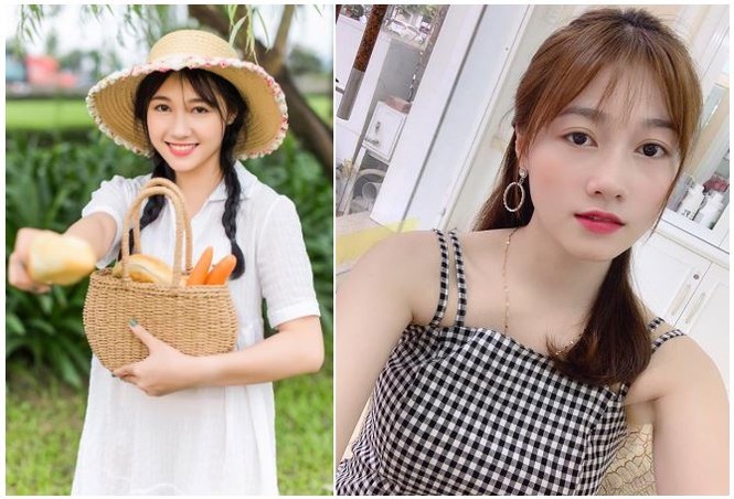 Nguyễn Bảo Thoa, nữ sinh Đại học Xây dựng Hà Nội, đang là cô gái được nhiều chàng trai