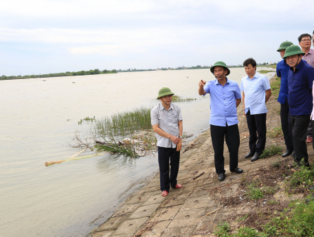 Chủ tịch tỉnh Thái Bình chỉ đạo