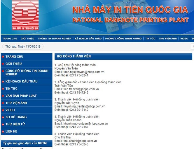 Hậu báo lỗ nửa năm, Nhà máy In tiền Quốc gia có tân Chủ tịch - ảnh 2