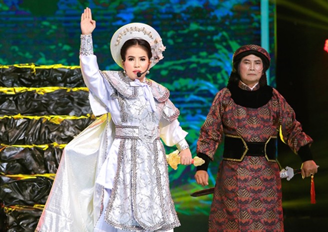 Cô gái xinh đẹp người Tiền Giang đoạt Chuông Vàng vọng cổ - ảnh 3