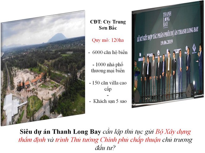 Dự án Thanh Long Bay: Chưa được chấp thuận phê duyệt quy hoạch - ảnh 1
