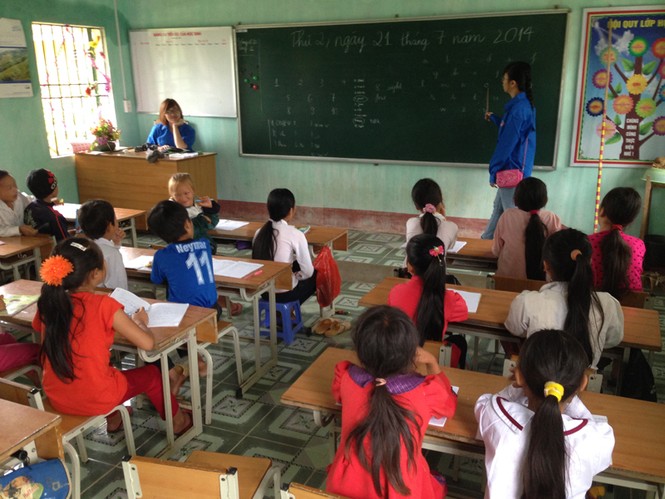 Bước chân tình nguyện ĐH Ngoại thương - ảnh 2