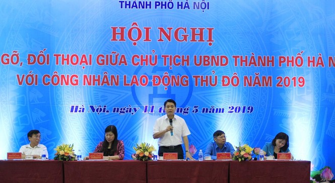 Chủ tịch Hà Nội: Xử lý cho vay nặng lãi, tín dụng đen ở khu công nghiệp - ảnh 1
