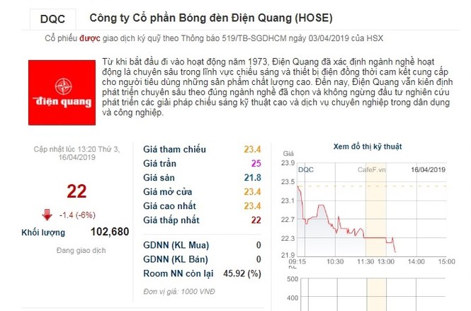 Điện Quang bị truy thu thuế gần 38 tỷ đồng - ảnh 1