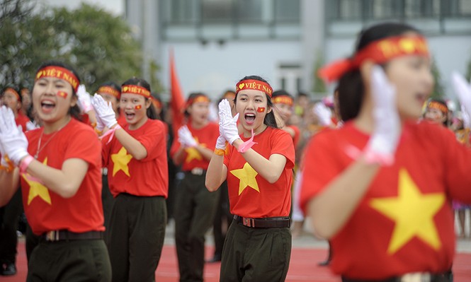 Tuổi trẻ CAND rạng rỡ trong điệu dân vũ - ảnh 16